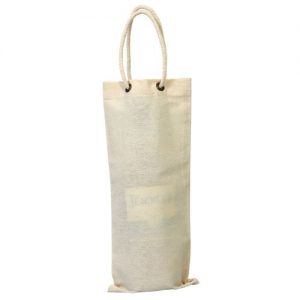 Westford Mill Fairtrade Cotton Bottle Bag Long Wine Bottle Gift Bag W620 